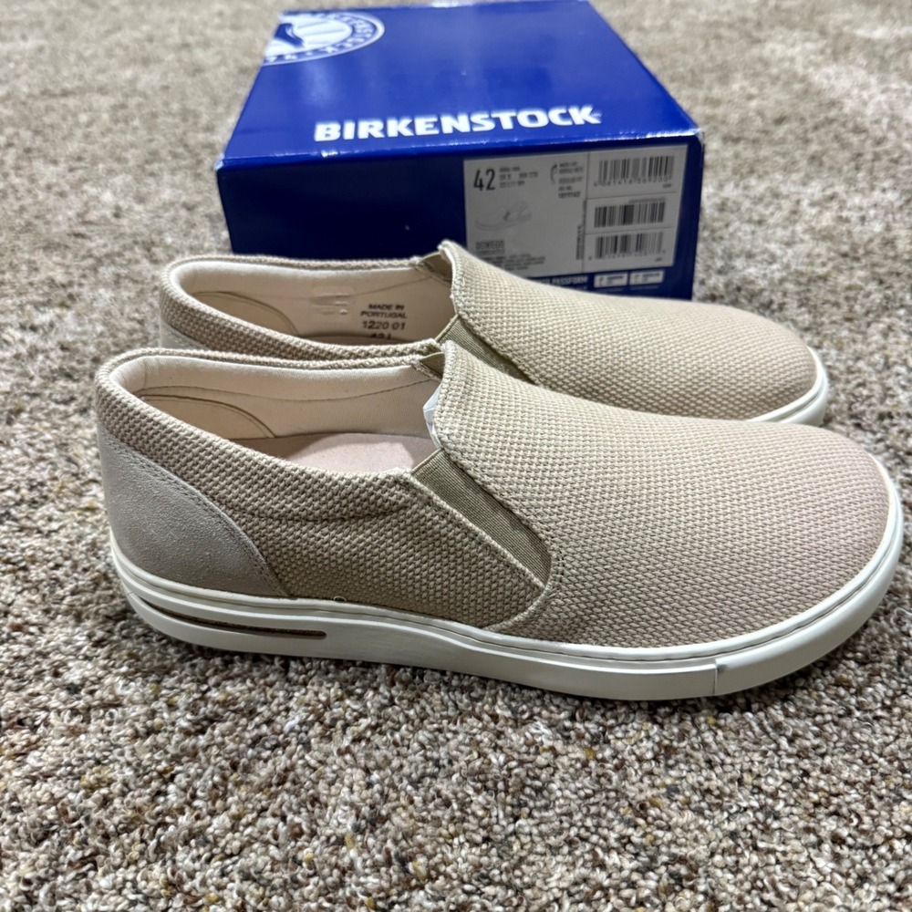 Birkenstock New w/ Box Oswego Sandcastle Canvas/Suede Regular 42 (US M 9, L 11)